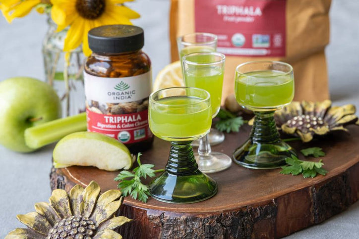 Green Apple Detox Shot with Triphala