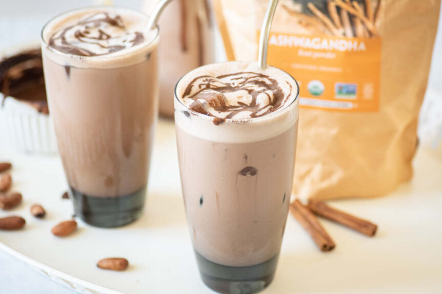 Chocolate Ashwagandha Moon Milk Elixir