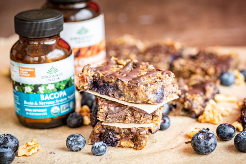 Blueberry Walnut Bacopa Bars: A Nootropic Treat