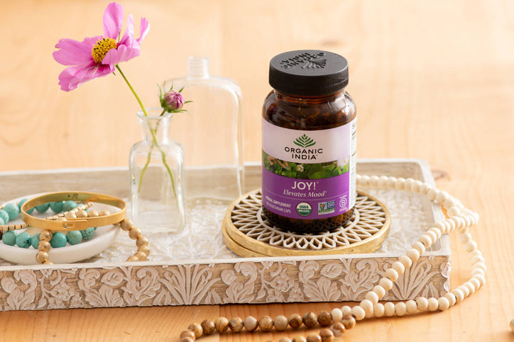 joy herbal mood capsules, brain food herbs like shankhpushpi