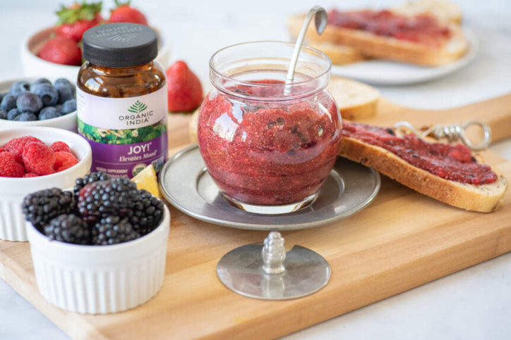 Chia Berry Joy Jam (or any fruit)