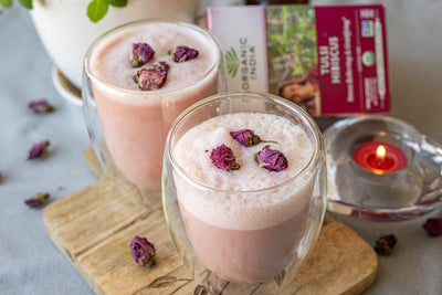 Tulsi Hibiscus Pink Latte