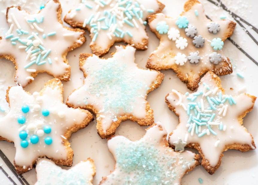 Healthy Holiday Cutout Cookies with Organic Psyllium