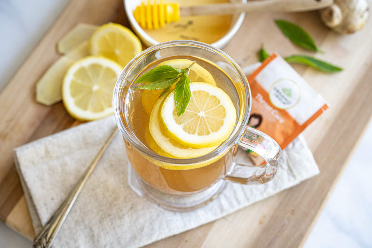 Honey Ginger Throat Tea: Sip & Soothe