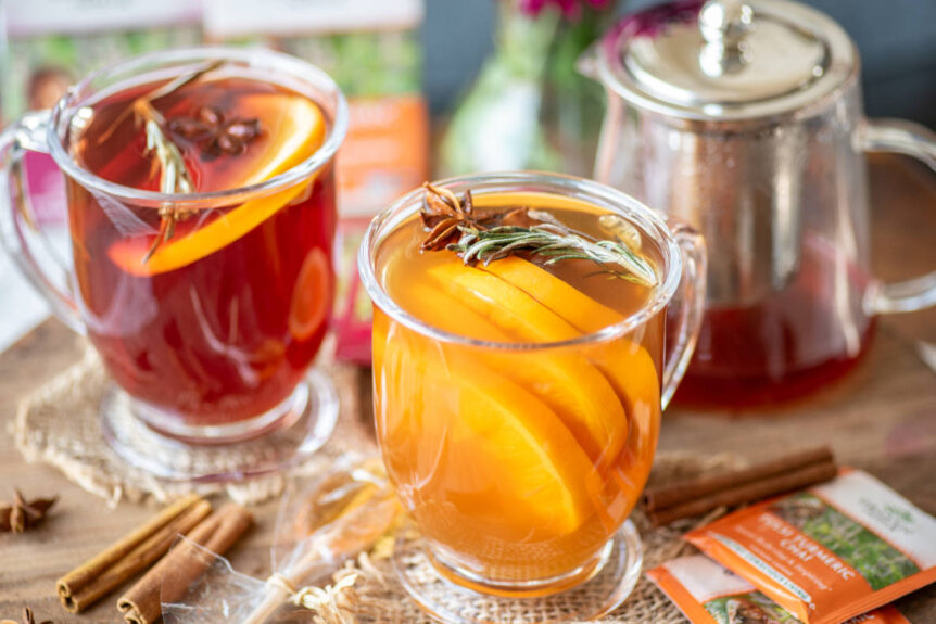 Cozy Mulled Tea Recipe, Spiced or Fruity