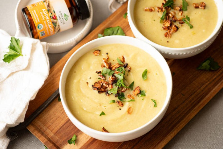 Potato Leek Soup with Ashwagandha