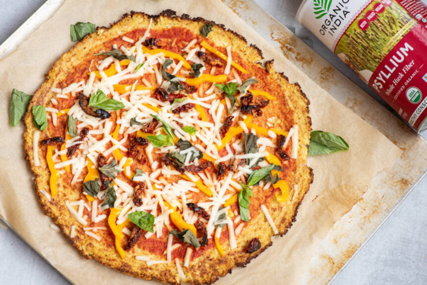 Cauliflower Psyllium Pizza Crust