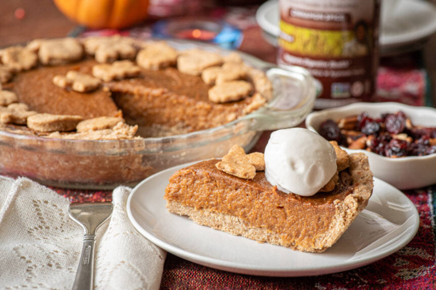 Sweet Potato Pie with Cinnamon Psyllium