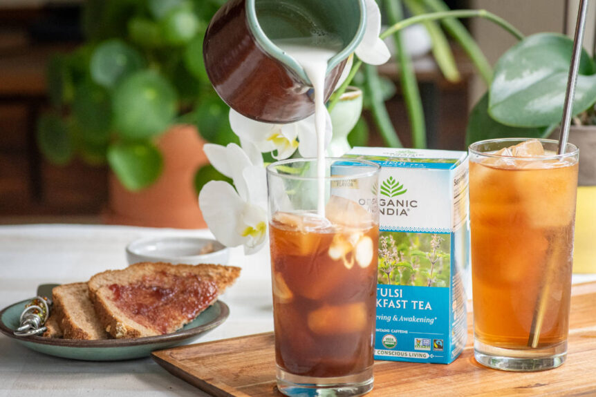 Perfect Tulsi Iced Breakfast Tea