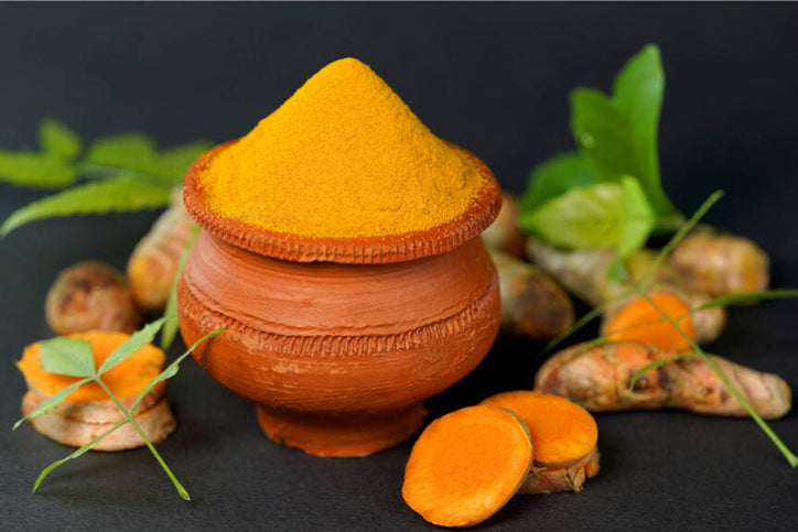 turmeric powder in a bowl 