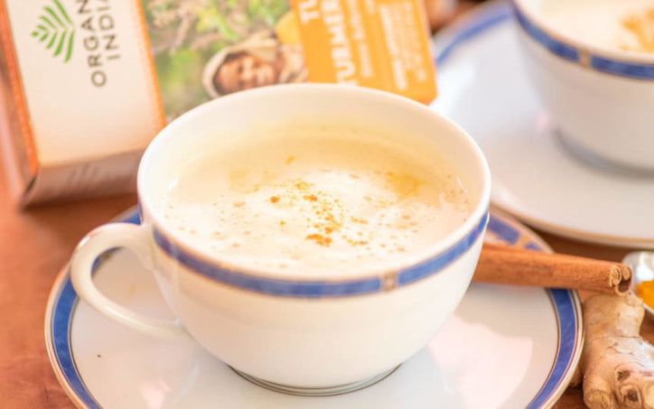 Turmeric Golden Milk Latte with Ginger