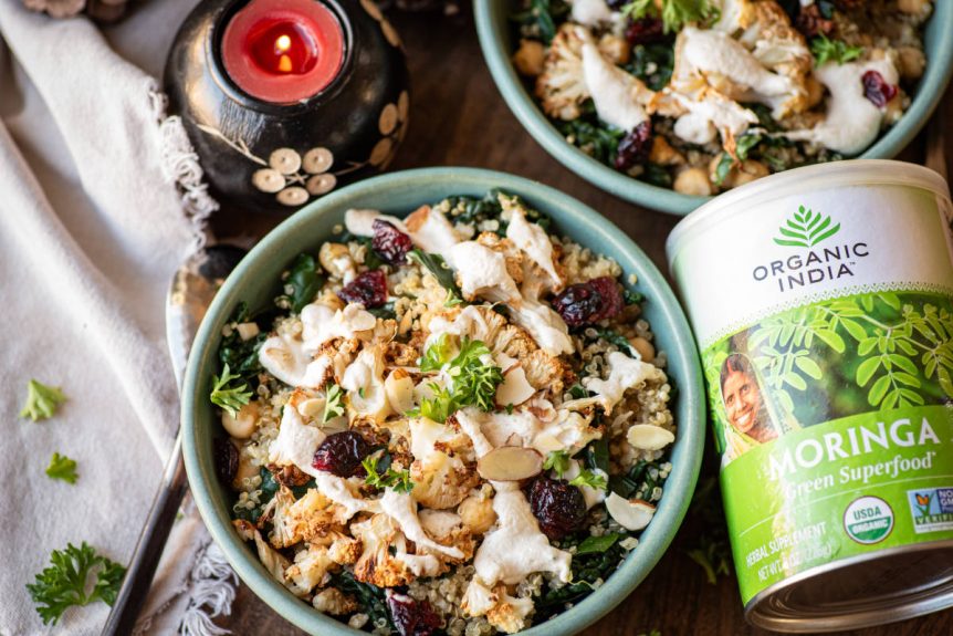 Winter Greens Bowl with Moringa