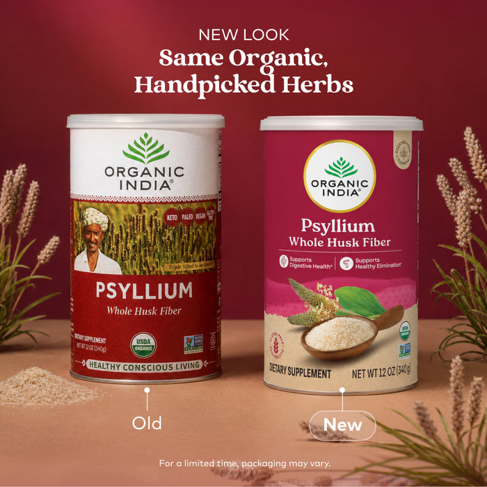 organic psyllium whole husk fiber new pack