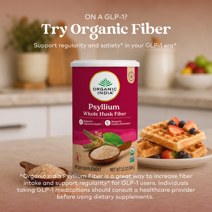 organic psyllium whole husk fiber glp-1 support^