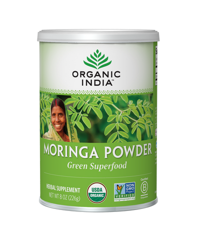 Organic Moringa Powder Canister, 8oz