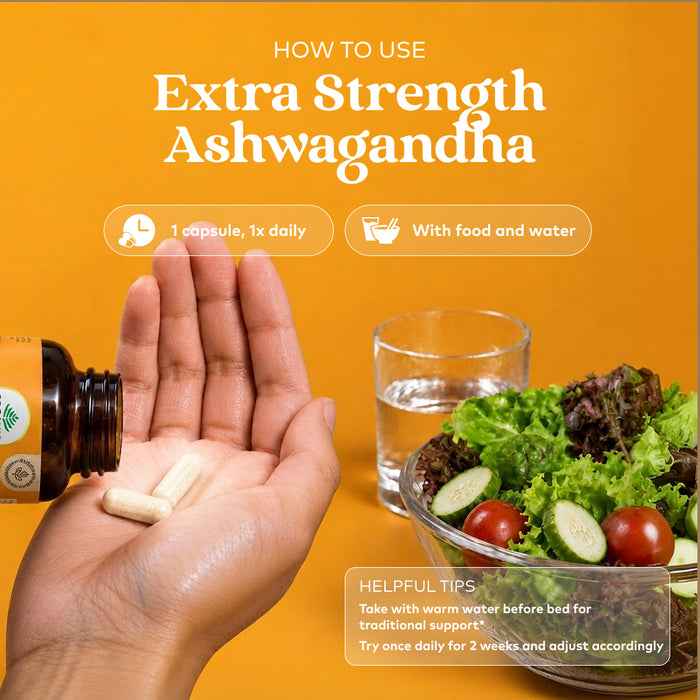 How to use extra strength ashwagandha