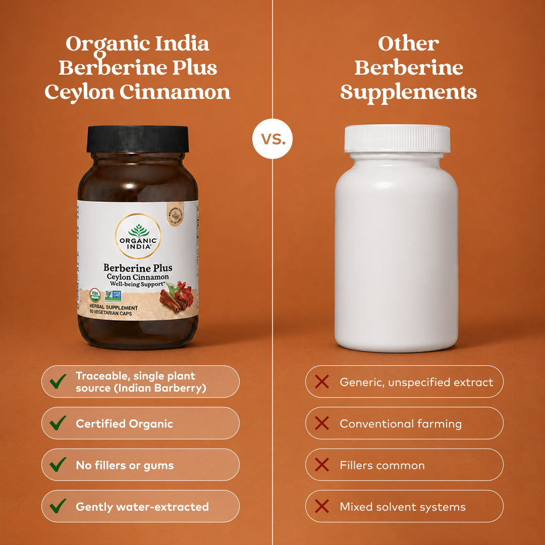 Berberine Plus Ceylon Cinnamon Capsules for Metabolic Wellness*