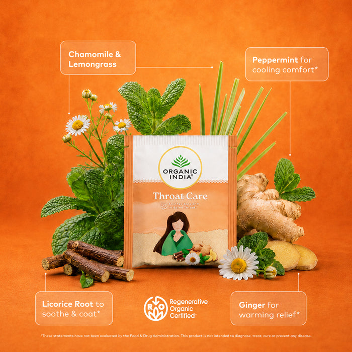 throat care tea ingredients