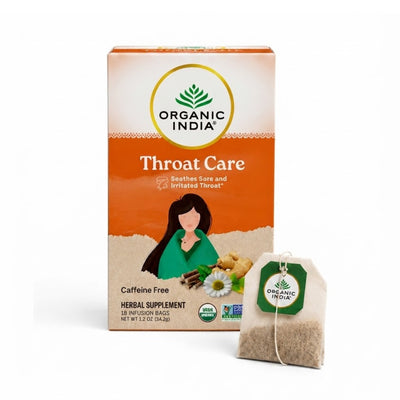 organic throat care tea 