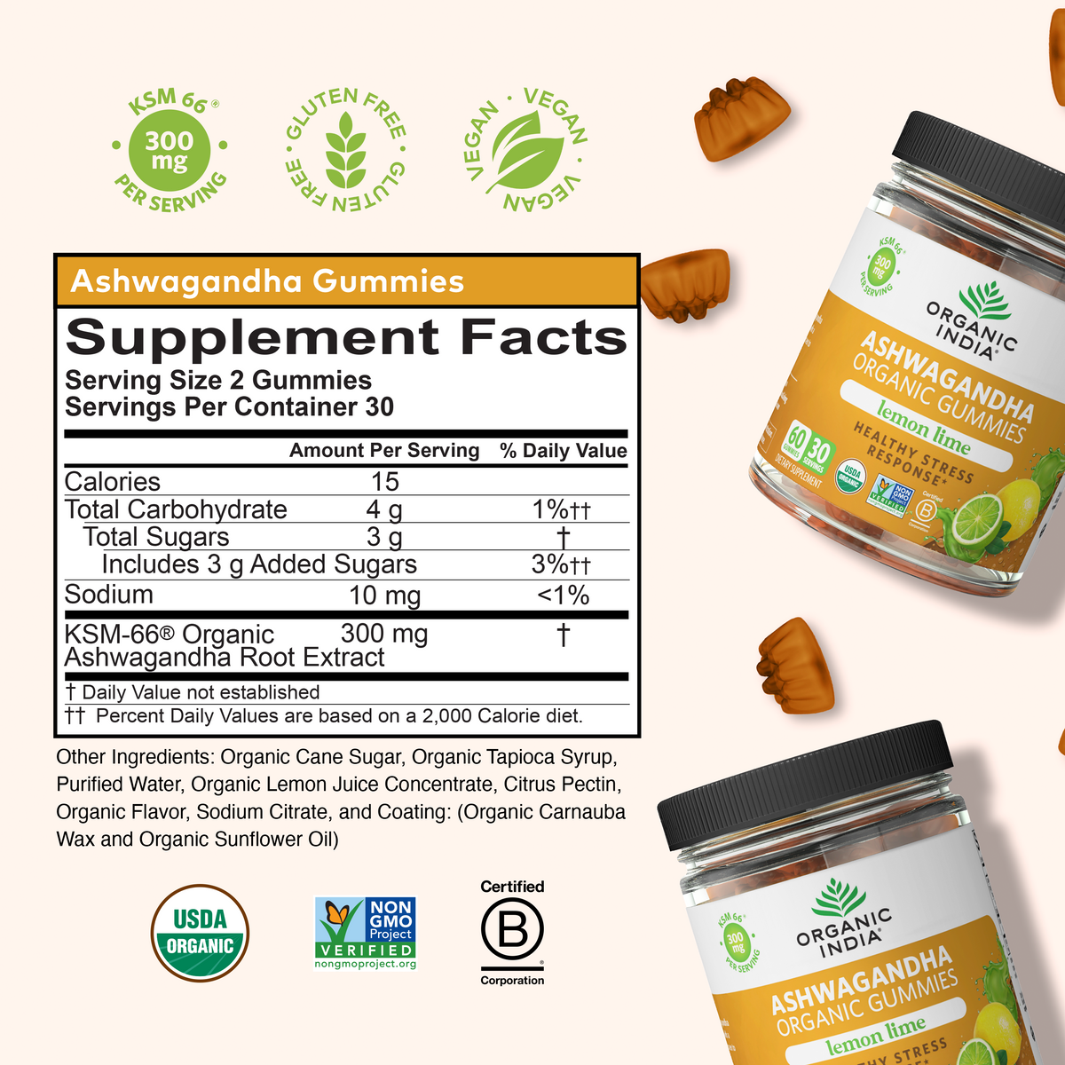 Ashwagandha Organic Gummies