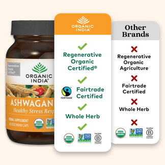 Ashwagandha Capsules Supplement | Organic India