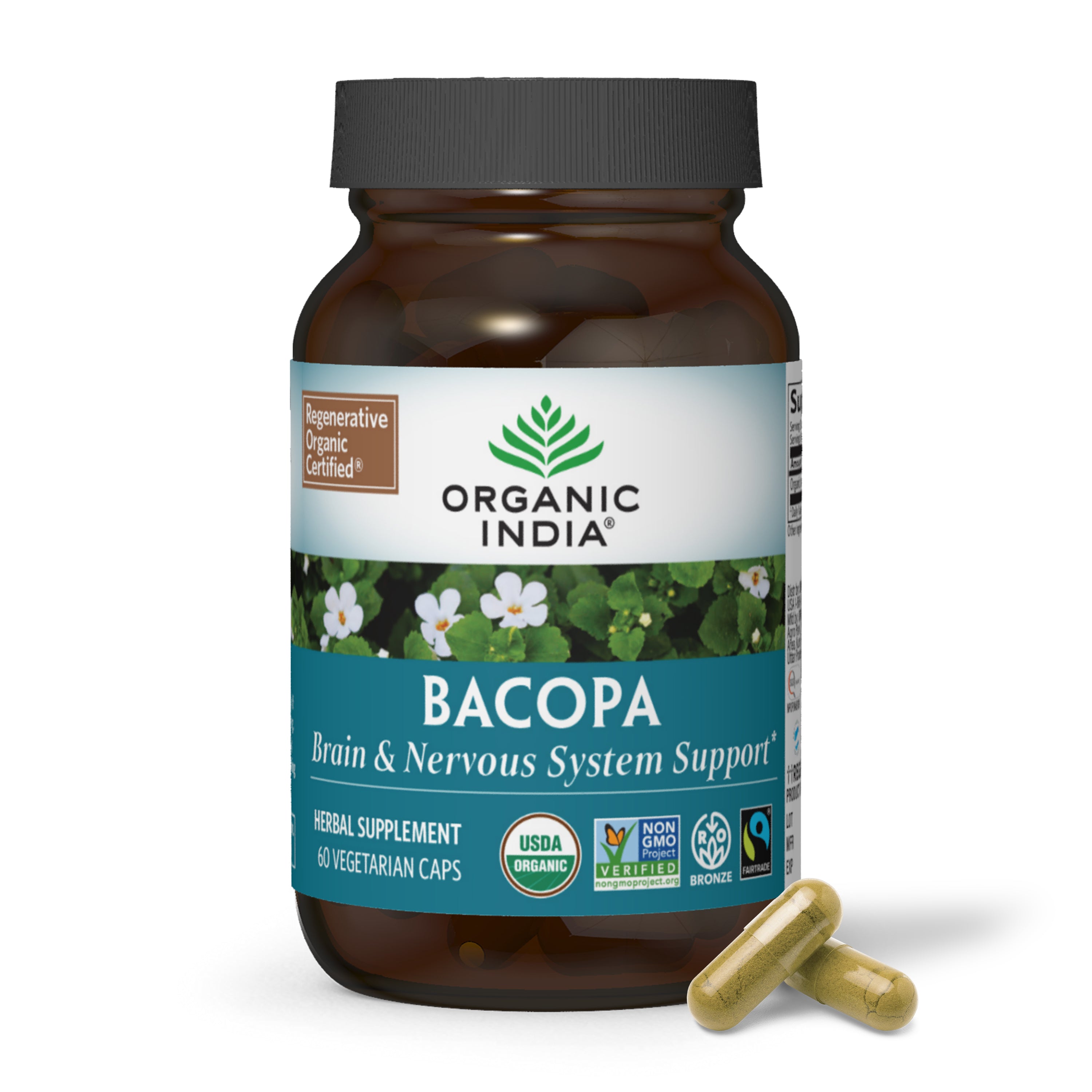 bacopa capsules jar