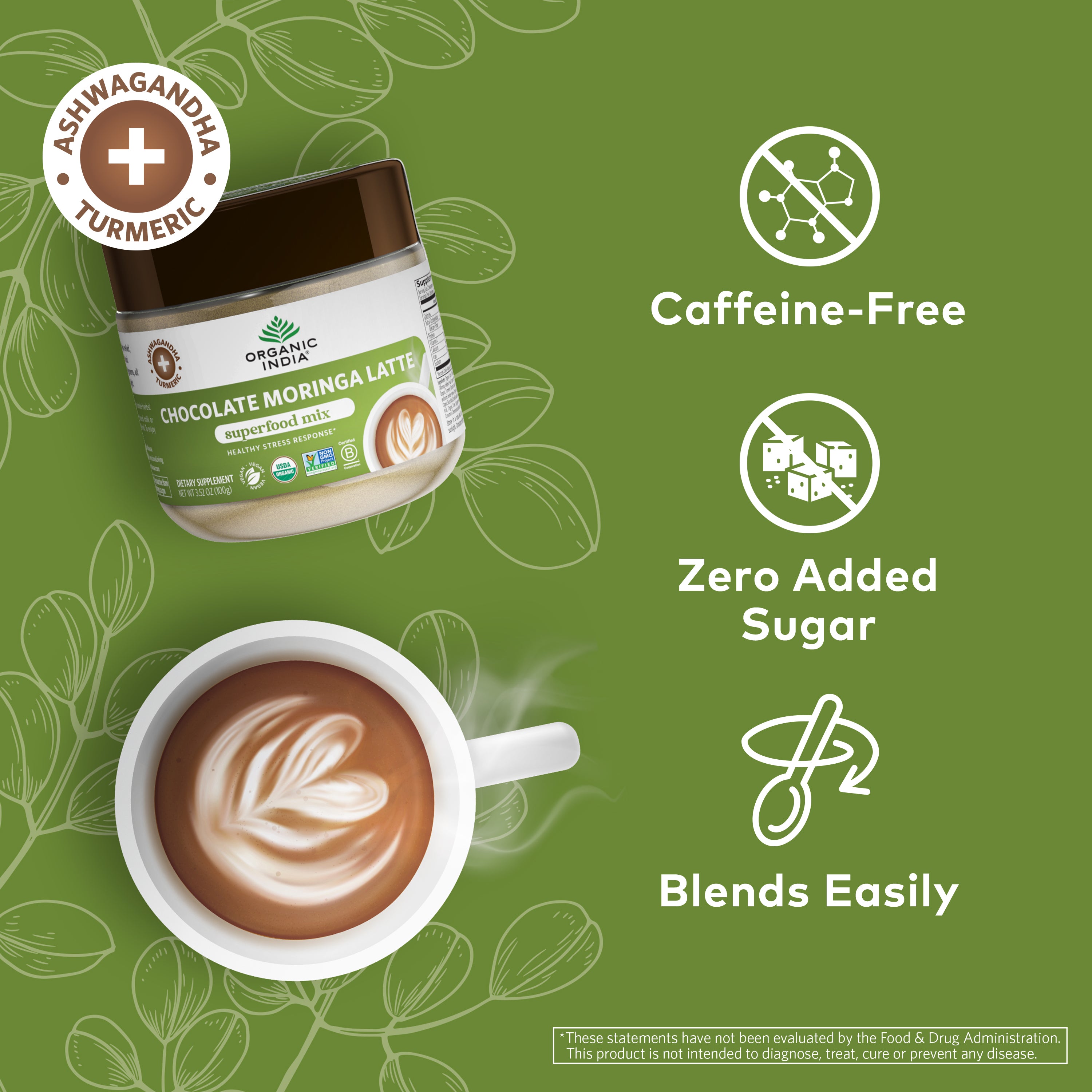 Chocolate Moringa Latte | Organic India