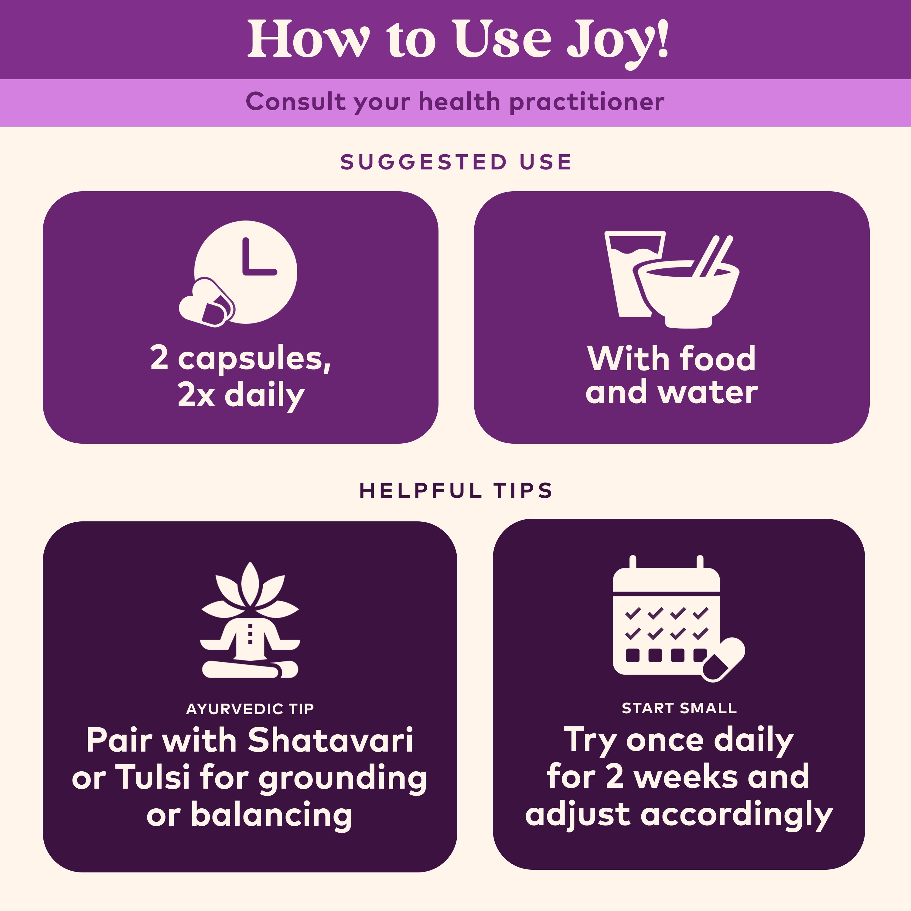 How to deals use joy