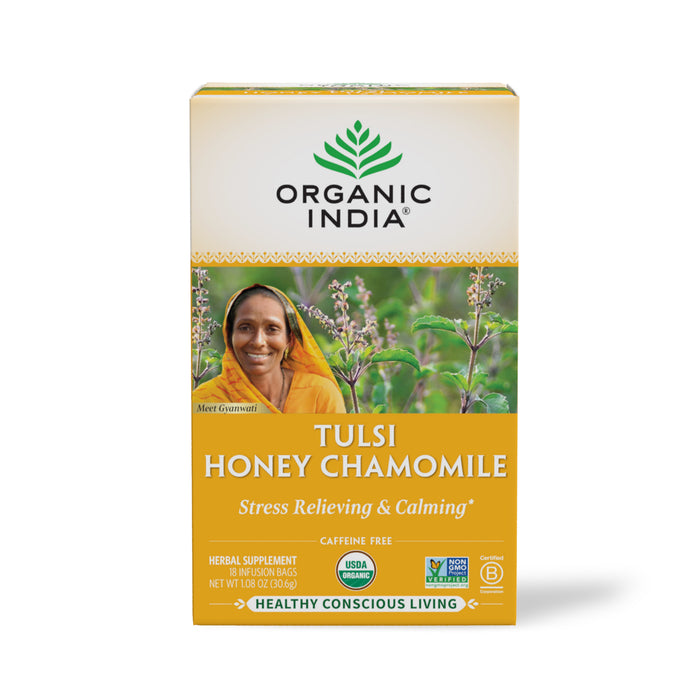 Organic Tulsi Honey Chamomile Tea, 18 Count
