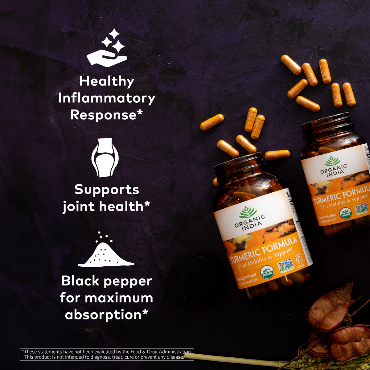 Organic Turmeric Capsules Organic India Organic India USA