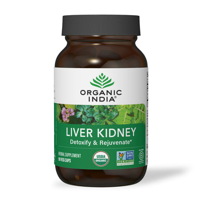 Organic Herbal Liver Kidney Supplement, 90 Count Capsules