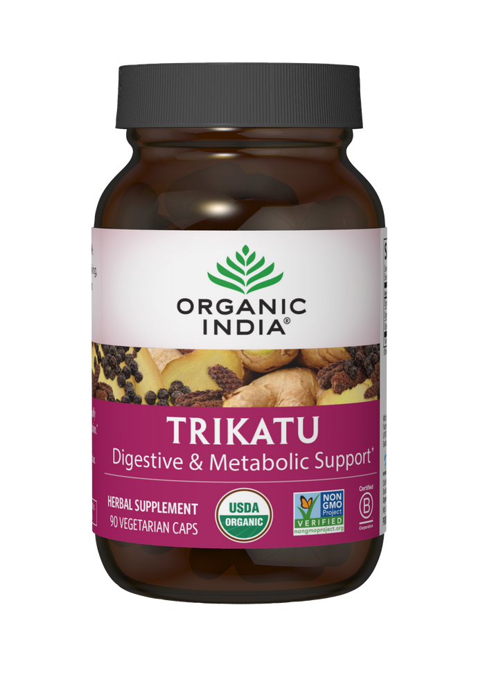 Organic Trikatu Supplement, 90 Count Capsules
